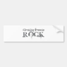 Cleaning Persons Rock Bumper Stickers