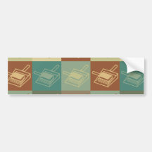 Cleaning Pop Art Bumper Stickers