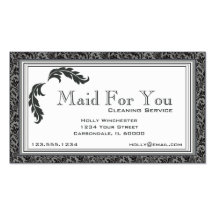 Cleaning Service Business Card