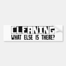 Cleaning What Else Is There? Bumper Sticker
