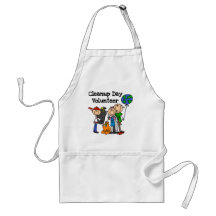 Cleanup Day Volunteer T-shirts and Gifts Aprons