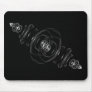 Clear Glass Fractal Mousepad