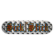 Clear Yin Yang ~ Sick Stick Logo Pro Deck