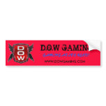 ClearBGlogo, WWW.DOWGAMING.COM, D.O.W GAMING, G... bumper stickers