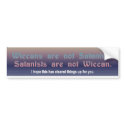 Clearing Things Up bumper stickers