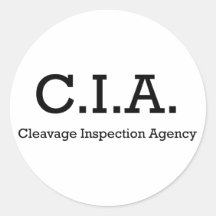 Cleavage Inspection Agency Sticker