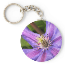 Clematis Keychain
