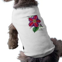 Clematis Magnifica Pet T-shirt