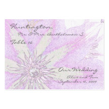 Clematis Table Place Cards Business Card Template