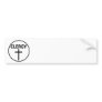Clergy  Emblem for Pastors, Reverends & Ministers Bumper Stickers