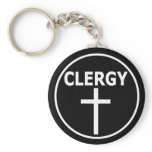 Clergy  Emblem for Pastors, Reverends & Ministers keychains