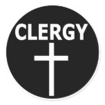Clergy Window Sticker