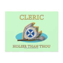 Cleric: Holier Than Thou Post Cards