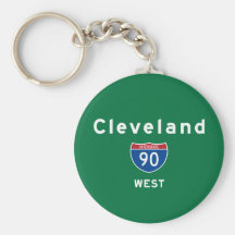 Cleveland 90 keychain