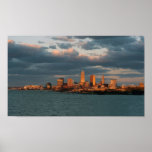 Cleveland A Glow Poster