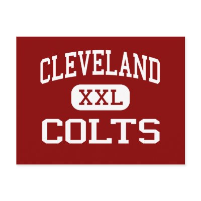 Cleveland - Colts - Middle - Albuquerque Post Cards by customteamsportswear