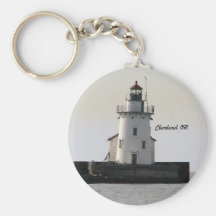 Cleveland Harbour Lighthouse Keychain