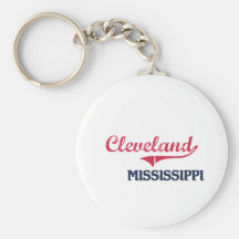 Cleveland Mississippi City Classic Keychain