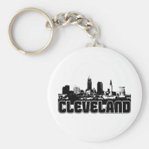 Cleveland Skyline Key Chain