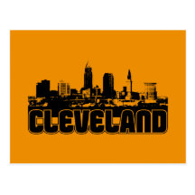 Cleveland Skyline Post Card