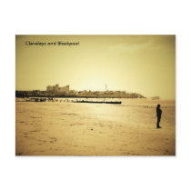 Cleveleys and Blackpool Post Card