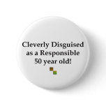 Cleverly Disguised 50! buttons