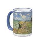 Cliff Walk at Pourville by Claude Monet mugs