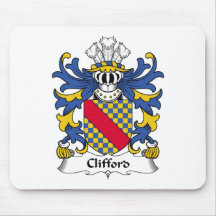 Clifford Family Crest Mouse Pad