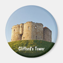 Clifford's Tower Refrigerator Magnet