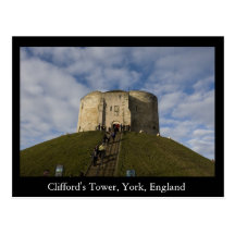 Clifford's Tower, York, England Post Cards