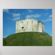 Cliffords Tower, York, England Print