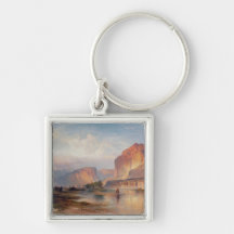 Cliffs of Green River - 1874 Keychain