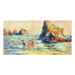 Cliffs Of Guernsey By Pierre-Auguste Renoir photo cards