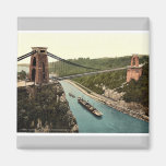 Clifton suspension bridge from the north east clif refrigerator magnet