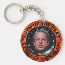 Climate Con Man Key Chain