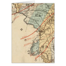 Climatological map of the State of Maryland Card