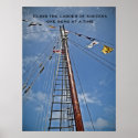 Climb The Ladder Of Success motivational print