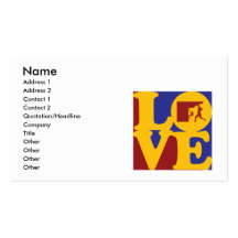 Climbing Love Business Card Templates
