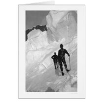 Climbing Mount McKinley Alaska 1906 Greeting Cards