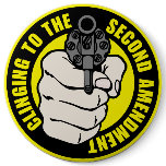 Clinging to the Second Amendment buttons