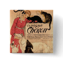 Clinique Cheron Pinback Button