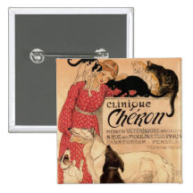 Clinique Cheron Pinback Button