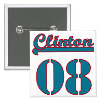 Clinton 2008 buttons