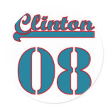 Clinton 2008 stickers