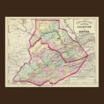 Clinton, Centre counties posters