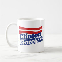 Clinton Gore 92 retro politics Mugs