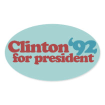 Clinton Gore 92 Sticker
