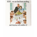 Clinton-Lies on Platter t-shirts