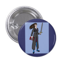 Clio Bluestocking, Superhero Pins