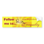 Clio Follow Me Bumper Sticker bumper stickers